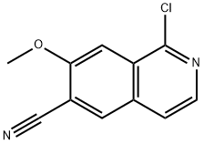 CAS#1427393-40-5|1-cloro-7-metoxiisoquinolina-6-carbilitrila